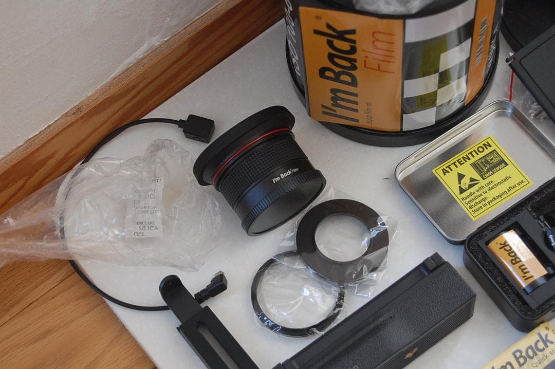 Im back film 数万円分のオプション付 アナログカメラをデジタルに変更