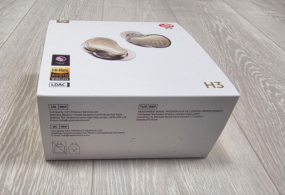 SOUNDPEATS　H3 ワイヤレスイヤフォン ハイレゾ対応