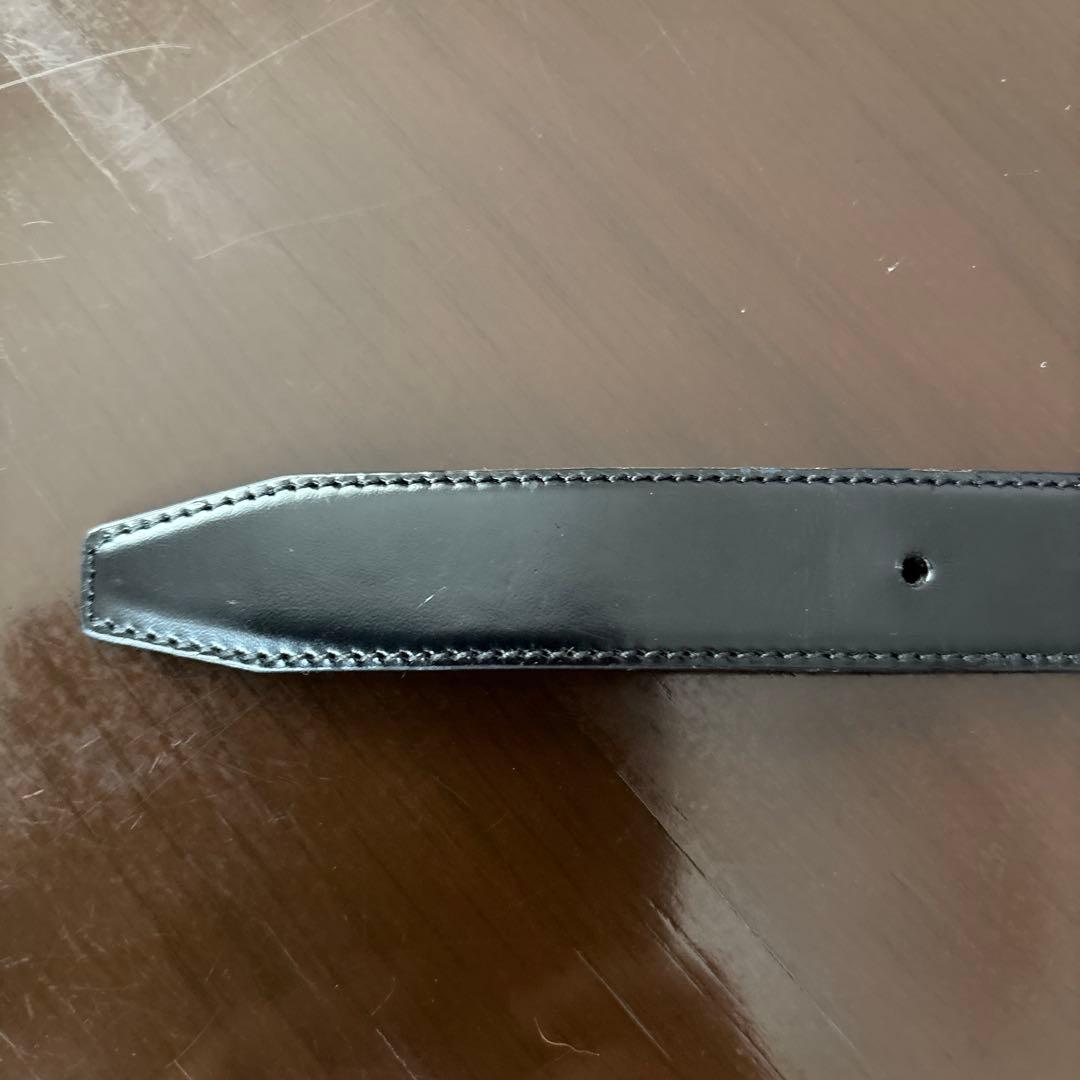 Salvatore Ferragamo 黒レザー ベルト S