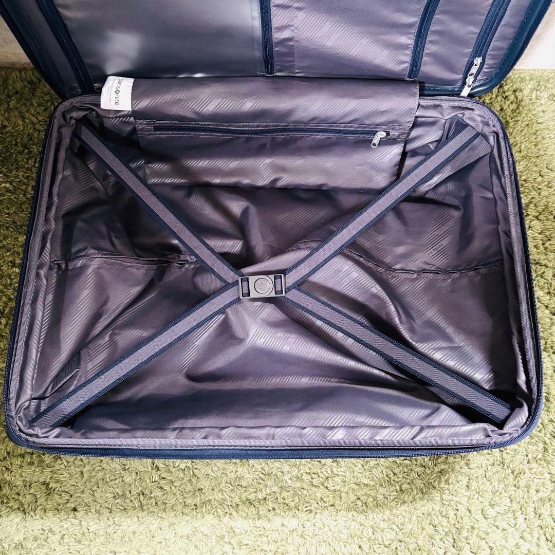 【☆希少】サムソナイト スーツケース D200 スピナー 拡張可能　ブルー