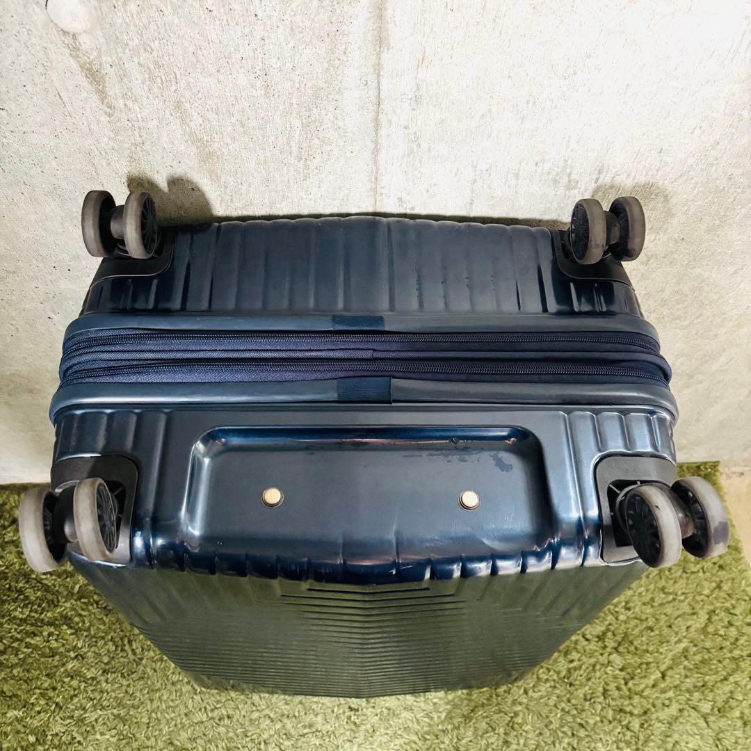 【☆希少】サムソナイト スーツケース D200 スピナー 拡張可能　ブルー