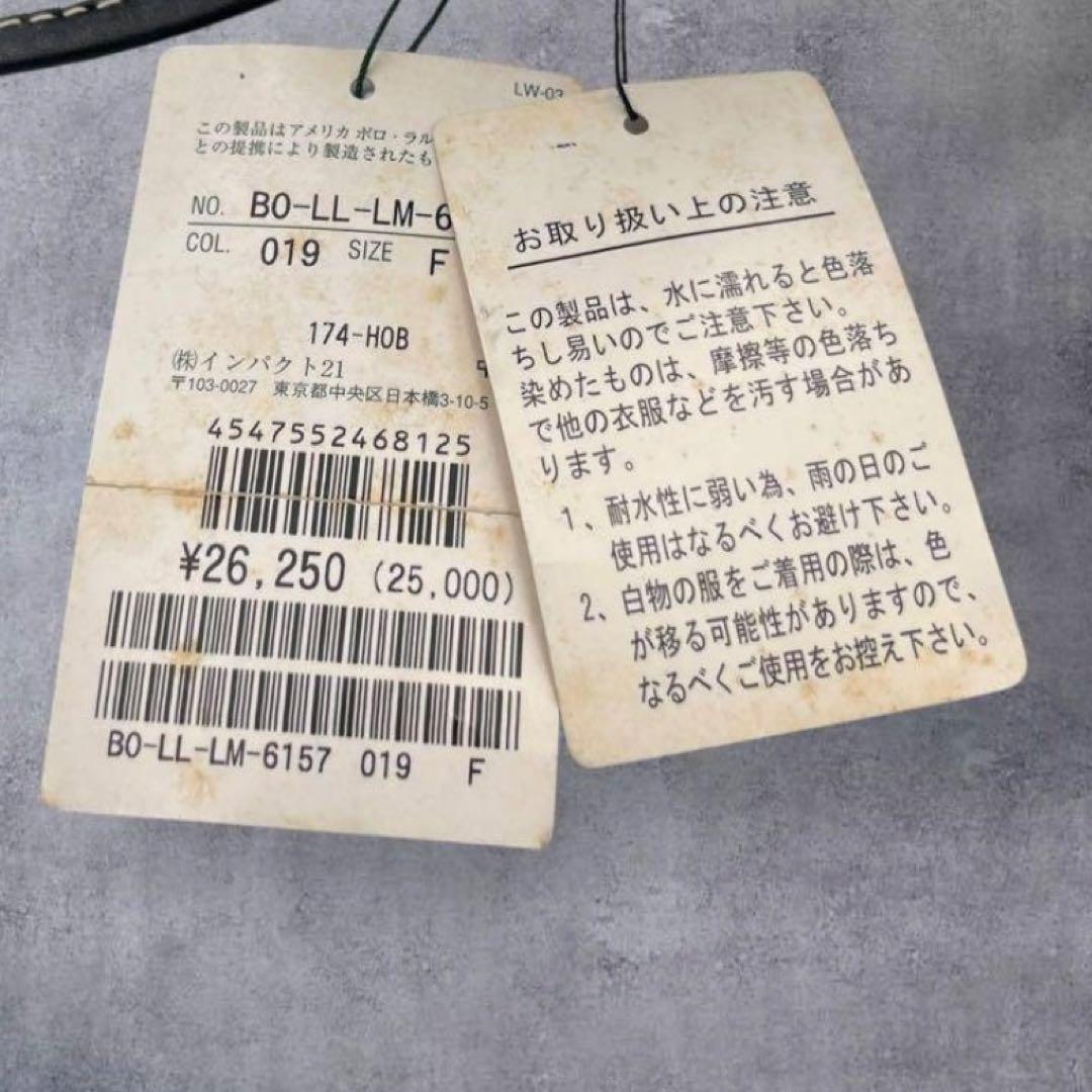 LAUREN RALPH LAUREN ワンショルダーバッグ キャンバス レザー