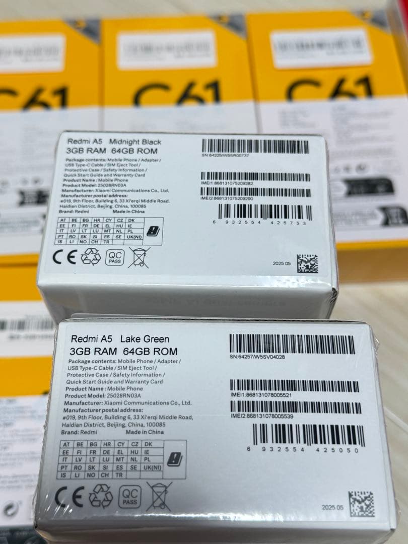 Redmi C61, Note60 A5, 14C まとめ