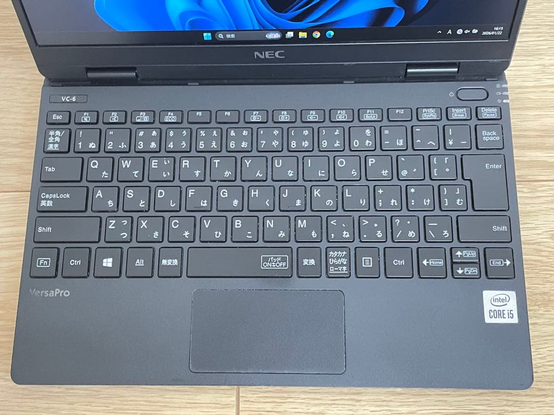 Windowsノート本体 NEC VersaPro FHD Core i5-10210Y 8GB SSD