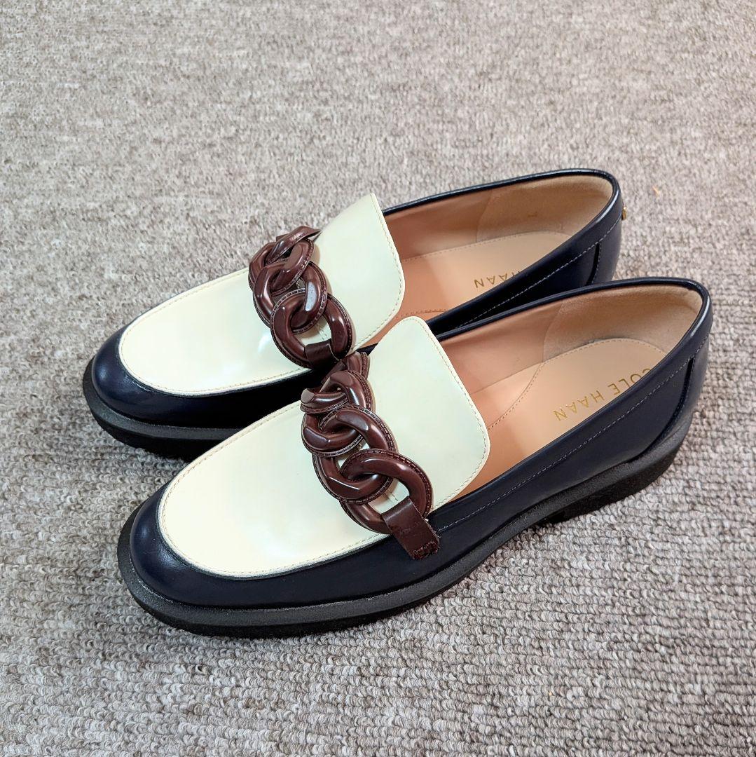 未使用 COLE HAAN コールハーン ジュネーブ チェーン ローファー