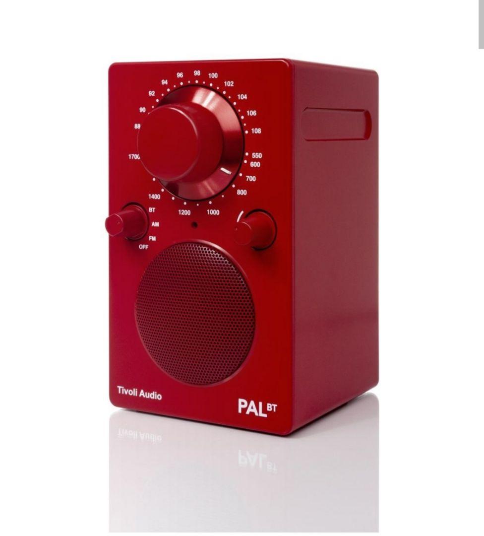 Tivoli Audio PAL BT レッド スピーカー ラジオ