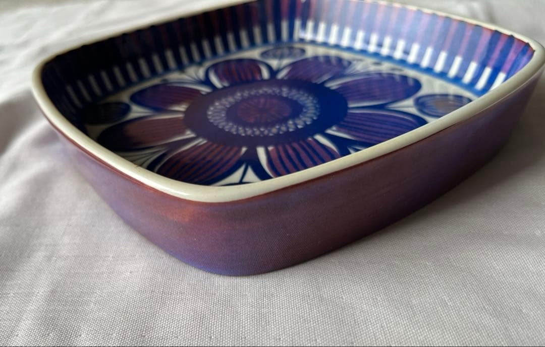 ロイヤルコペンハーゲン　テネラ　角皿　17cm 北欧　ヴィンテージ