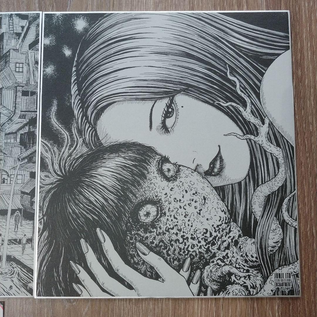 伊藤潤二展 誘惑 色紙３点セット 世田谷文学館限定＋フライヤー