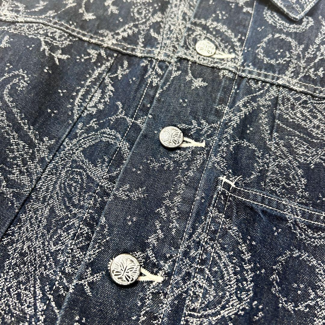 希少✨NEEDLES ペイズリーオールインワン M ネイビー