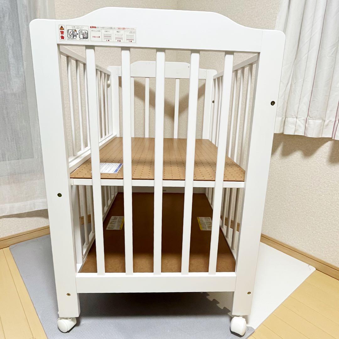 【一点限り❣️便利❣️】カトージ　ミニベビーベッド　ミニタチベッド⭐︎ もぬく
