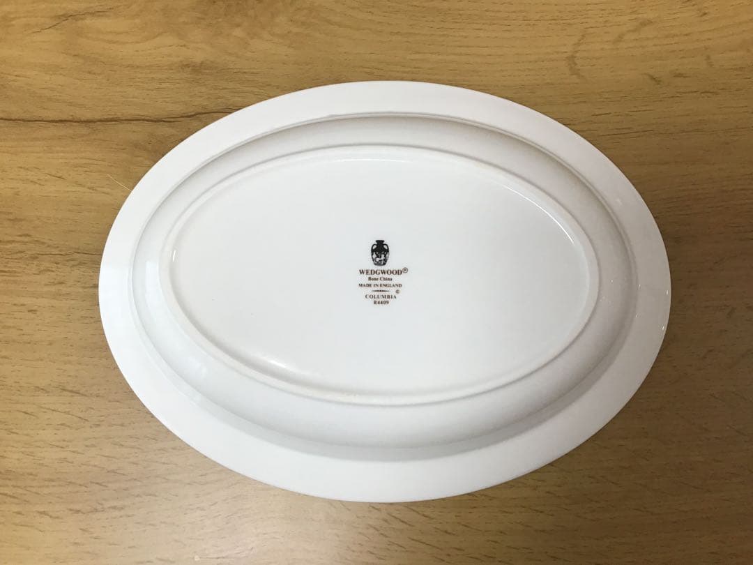 【myne様】3枚 コロンビア セージグリーン オーバルプレート