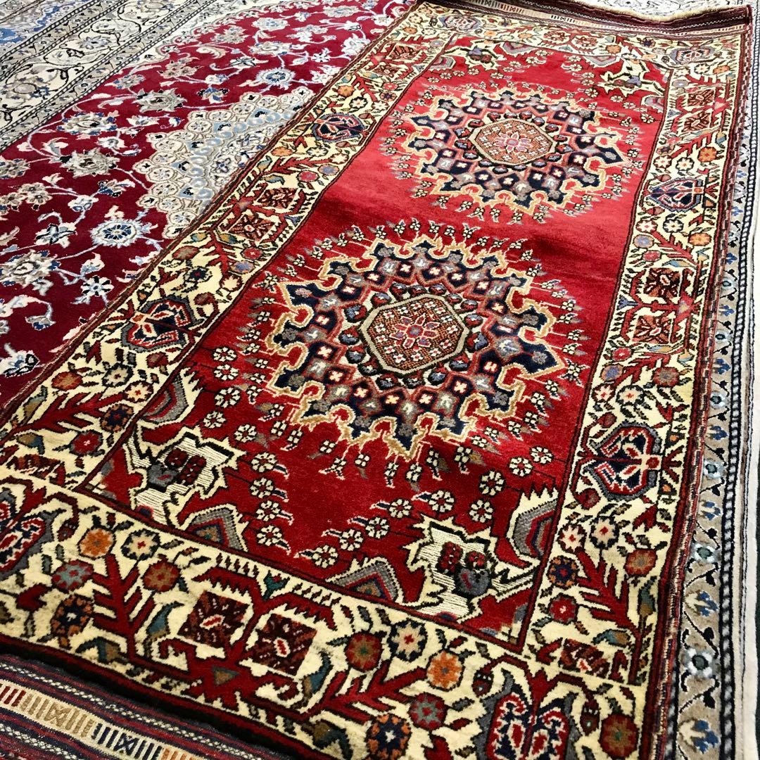 ペルシャ ヘラティウール ラグ/サイズ:80c195cm…. ..rb3。