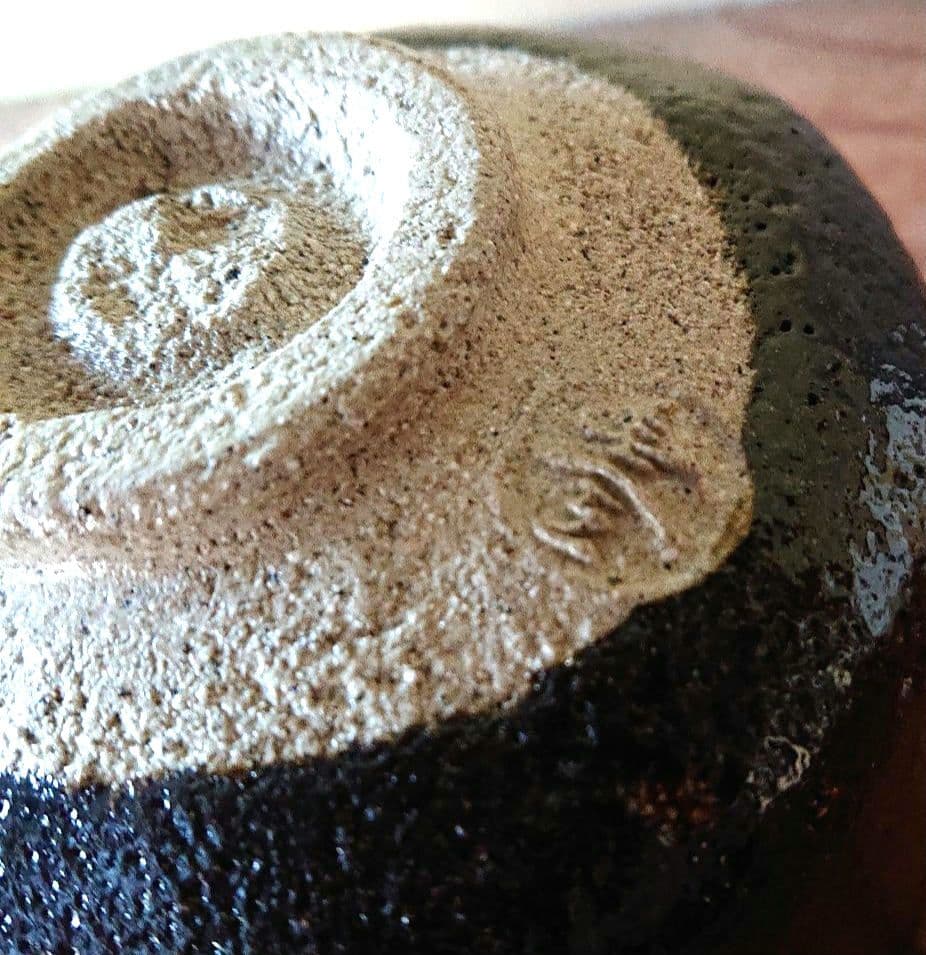 茶道具黒楽茶碗　道年造