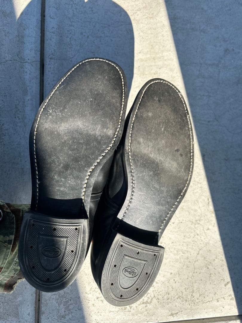 靴 us navy service shoes 80s