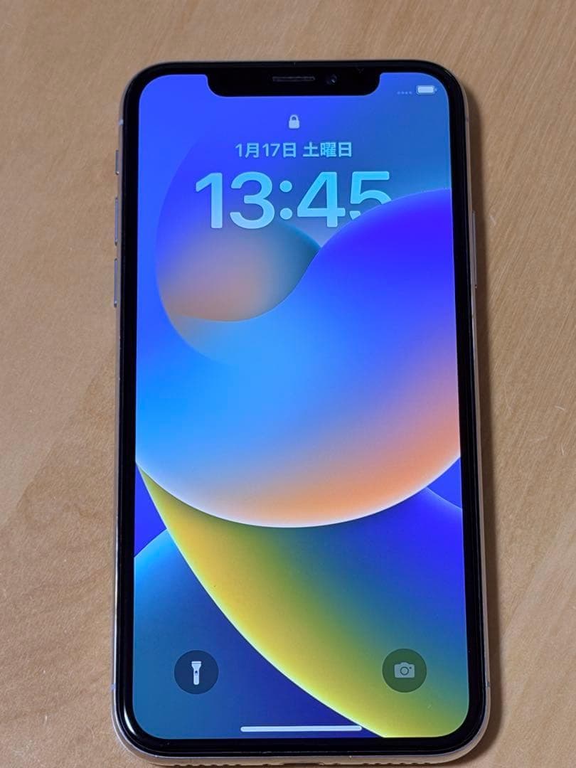 iPhone X シルバー 256GB バッテリー100% SIMフリー