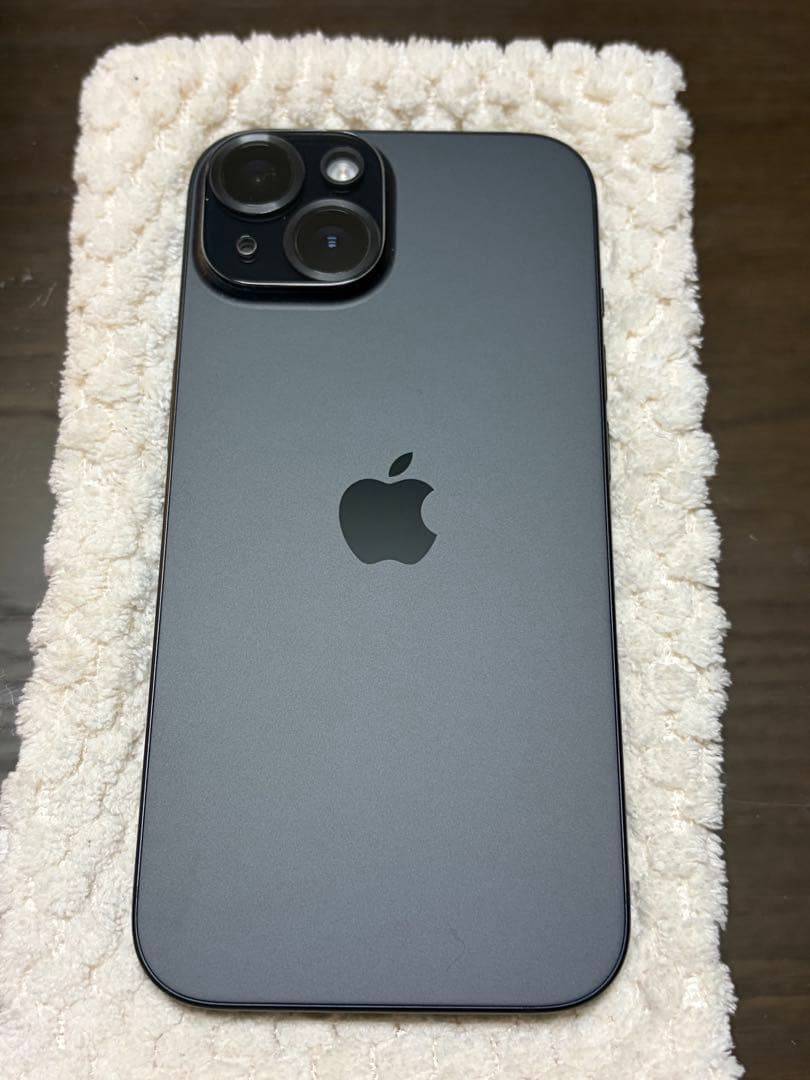 【美品】iPhone15 128GB SIMフリー ブラック 90% 付属品付