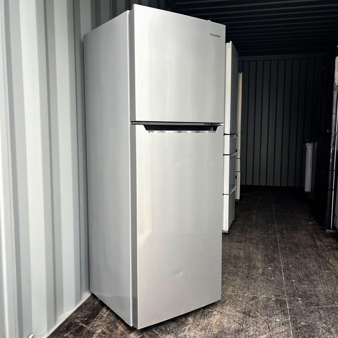 40取付無料！スタイリッシュシルバー大きめ227L 製氷ケース付き冷蔵庫！洗濯機