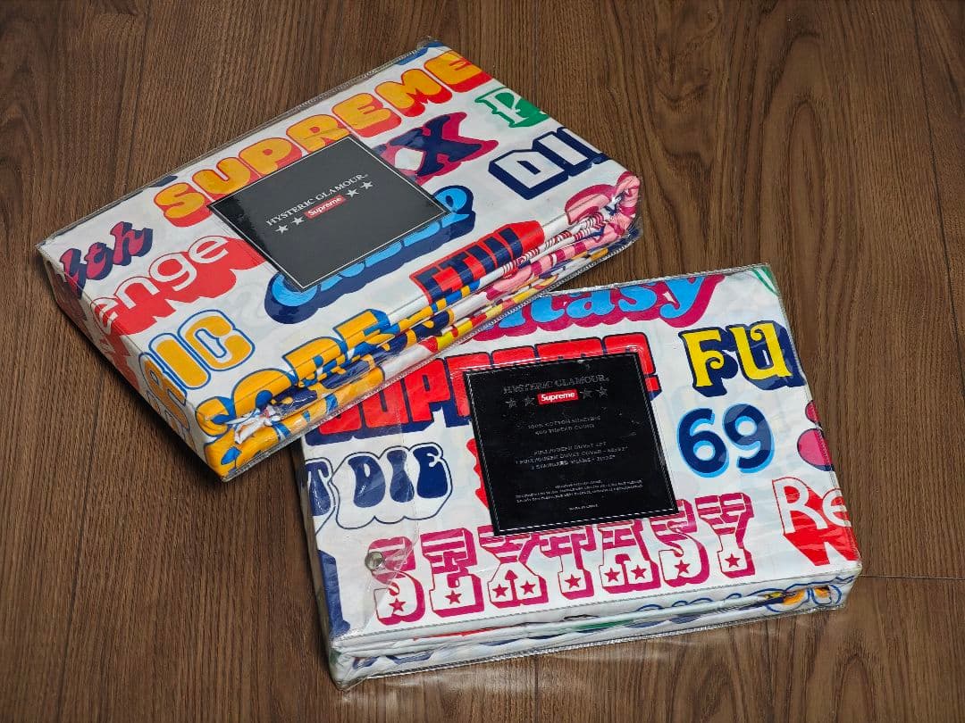 SUPREME コラボ HYSTERIC デュベカバーセット 掛け布団と枕カバー