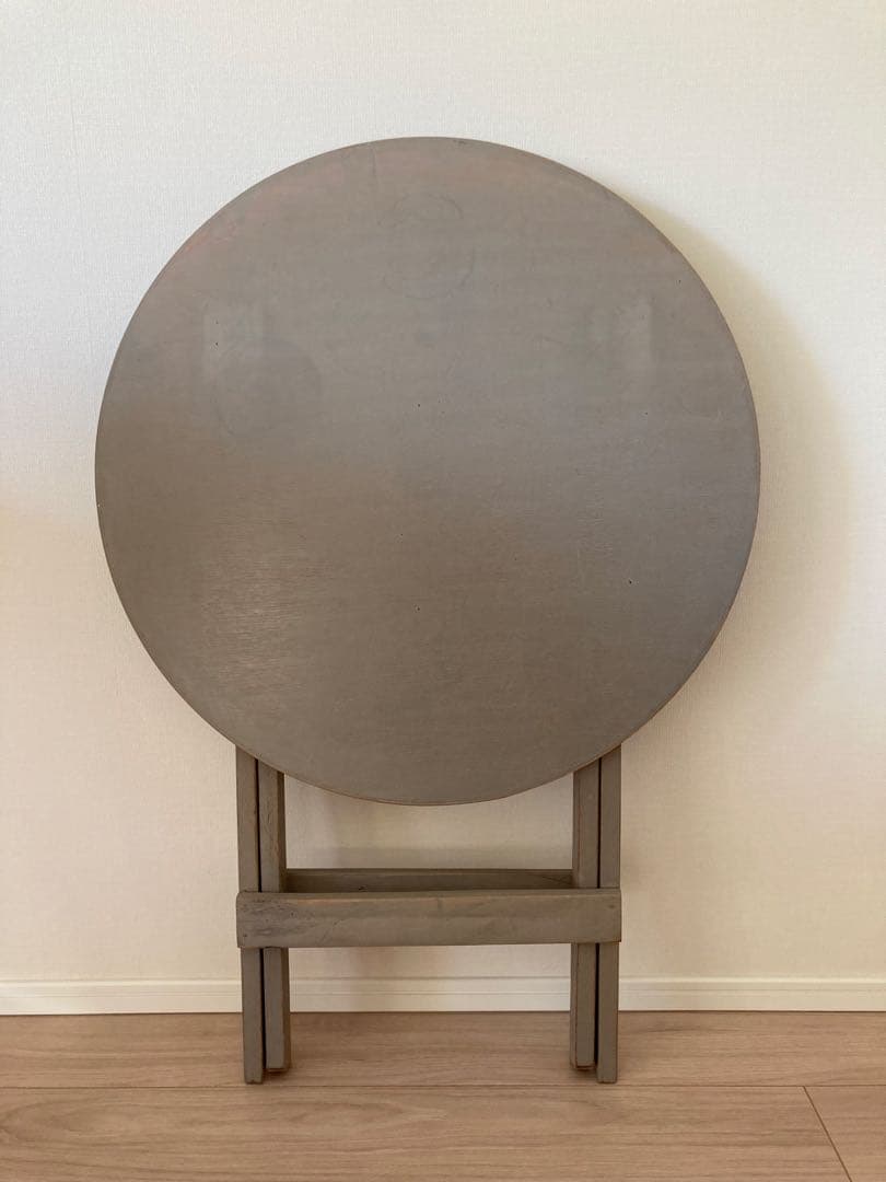 フォールディングテーブル 折りたたみテーブル 木製 ヴィンテージ シャビー