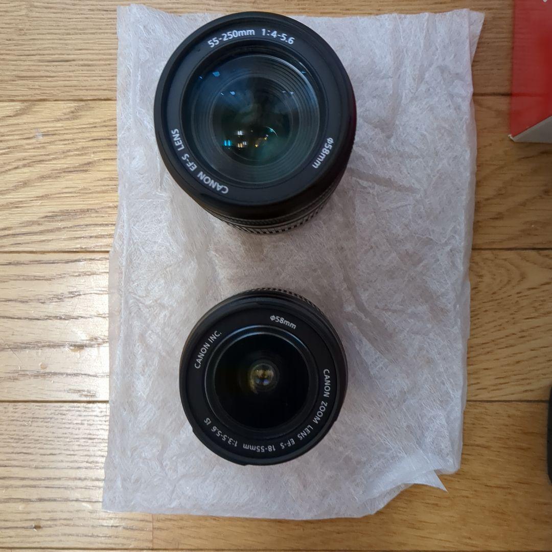 Canon EOS デジタル一眼レフカメラと望遠ズームレンズのセット