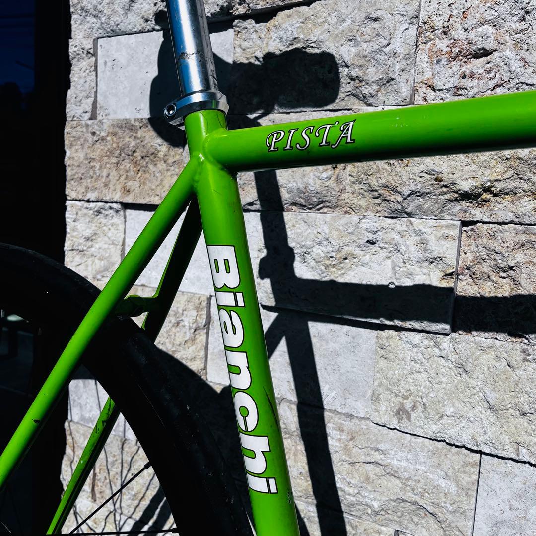 ビアンキpistaクロモリピストバイク シングルスピード