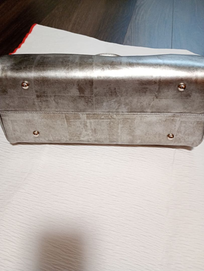 菱屋カレンブロッソバッグ/琳派シルバーシリーズ/いぶし銀