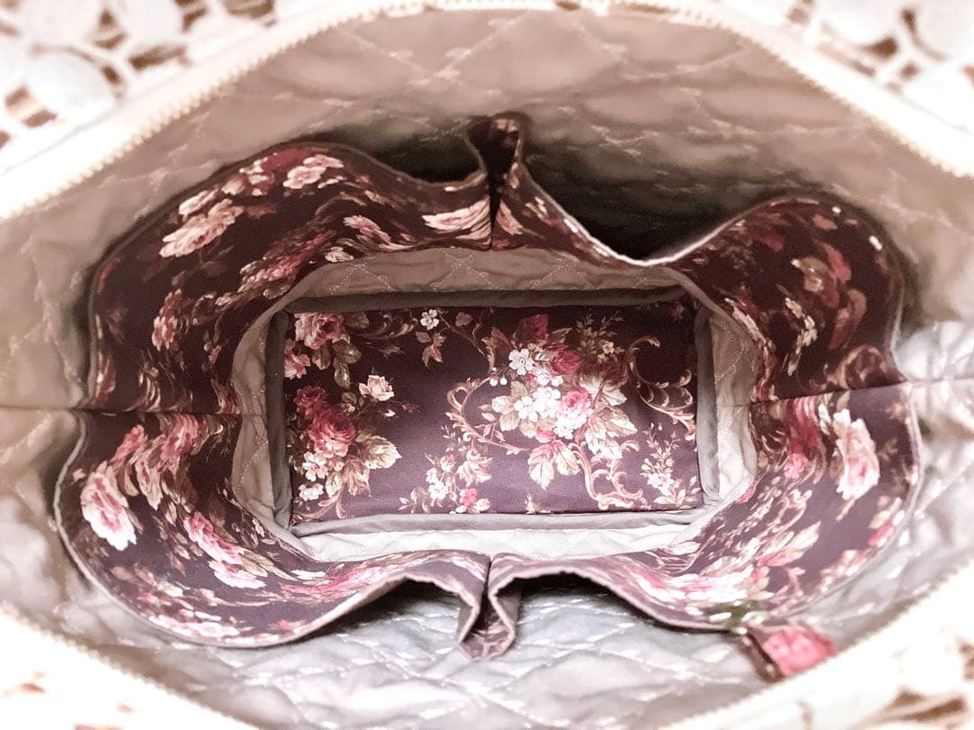 ♡*♡様 薔薇の花かご トートバッグ パッチワーク