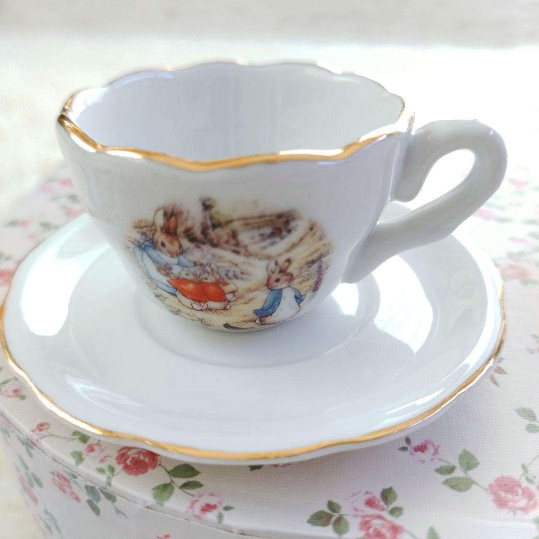 【希少・未使用品】ピーターラビット&フレンズ　ミニチュア　食器セット　インテリア