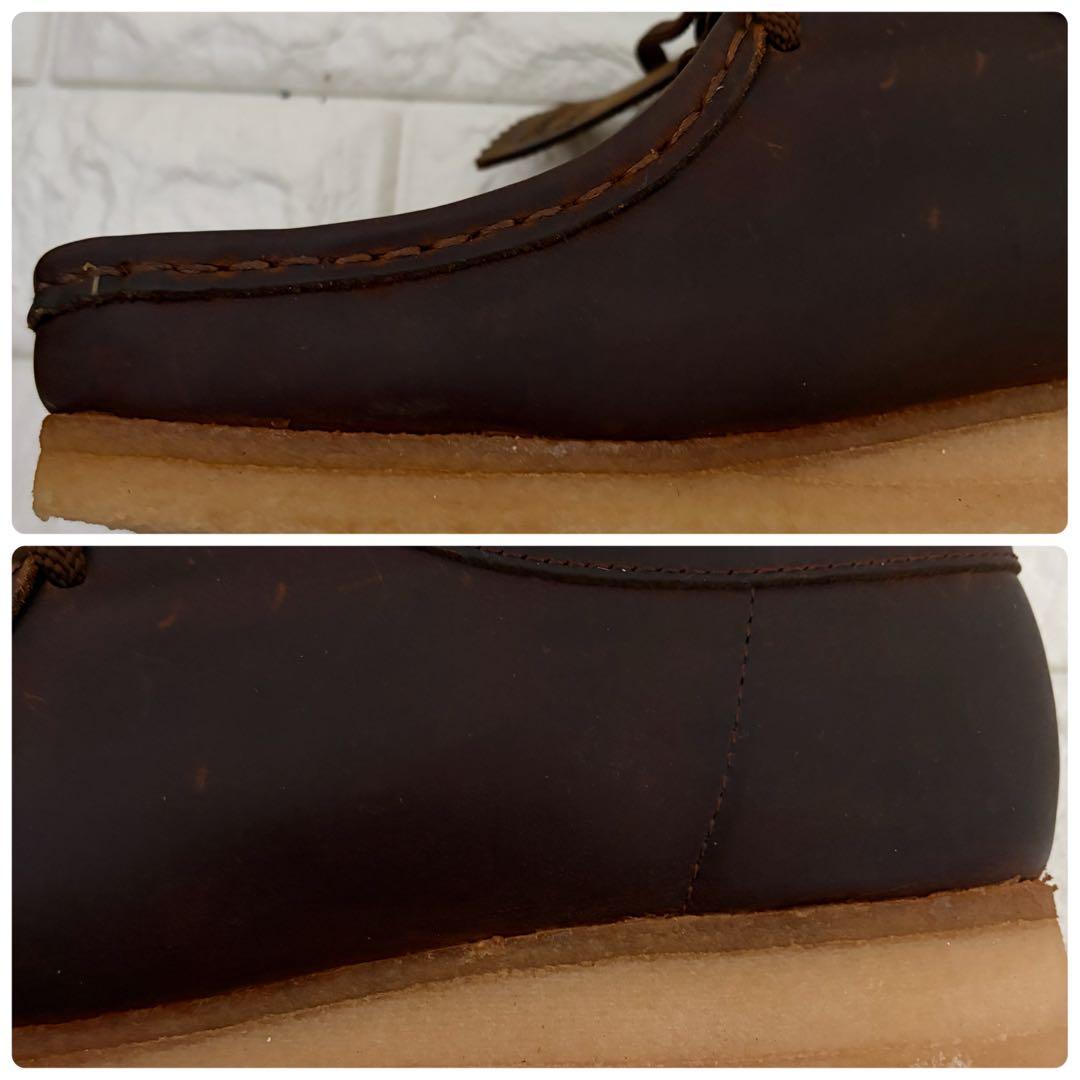 メンテナンス済み Clarks ワラビー オールレザー 26cm