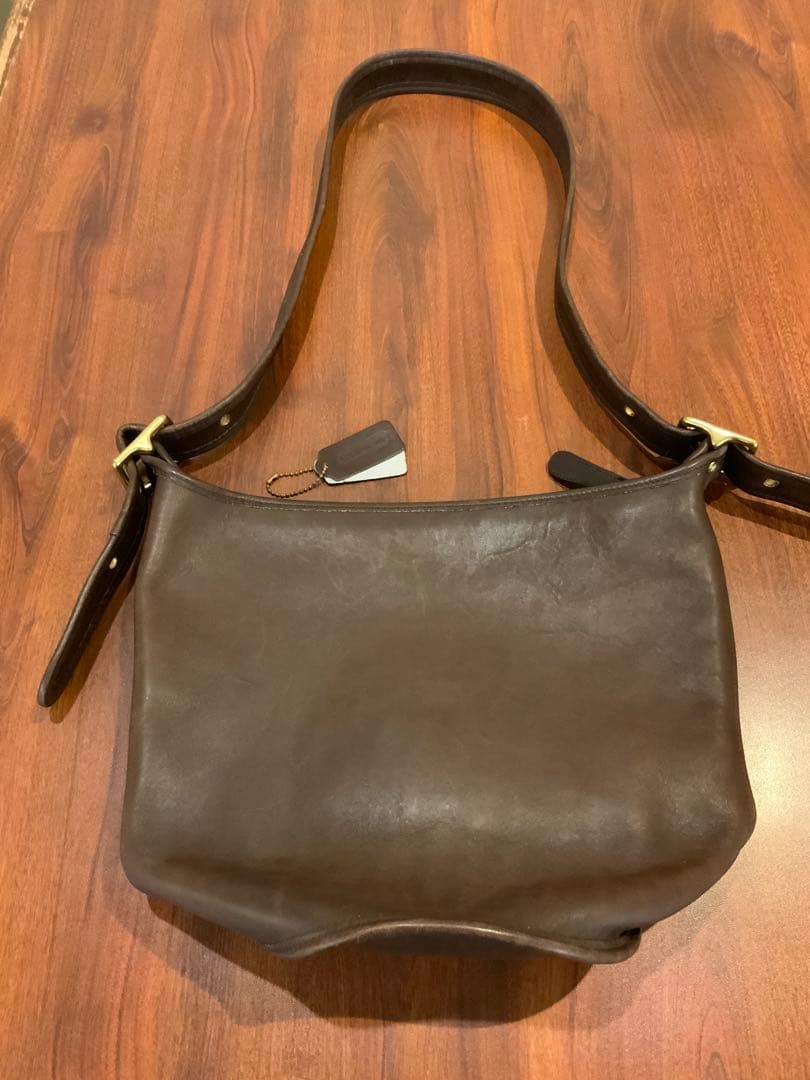 オールドコーチ ブラウン 本革 バケツバッグ OLD COACH