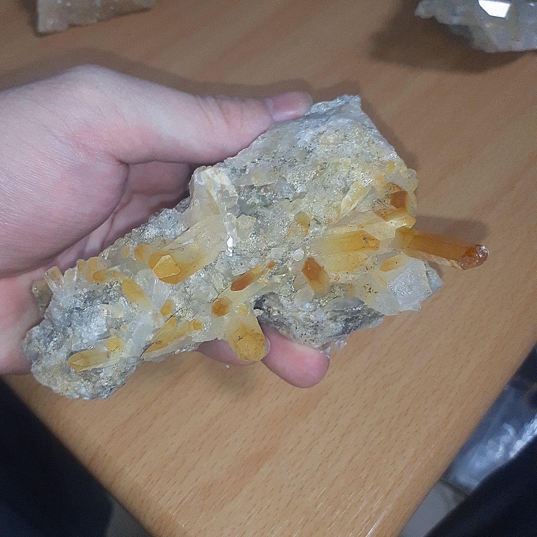 高品質　ゴールデンヒーラークォーツ　クラスター