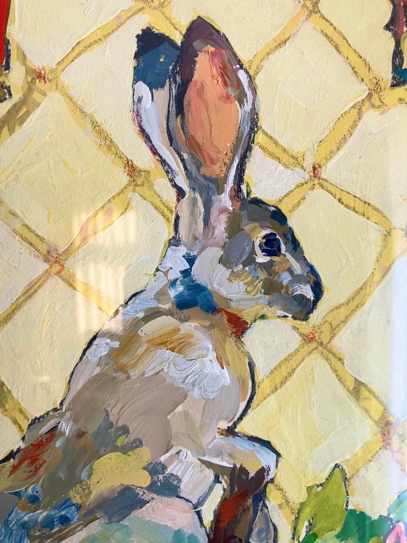 庄島歩音　原画　イラストレーション　うさぎ