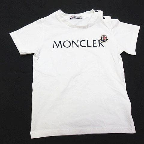 M*^様 18/24 ベビー モンクレール ロゴプリント 半袖Tシャツ 2枚 白