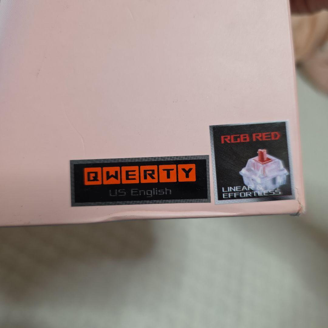 ROG Strix Flare PNK-LTD RGB キーボード