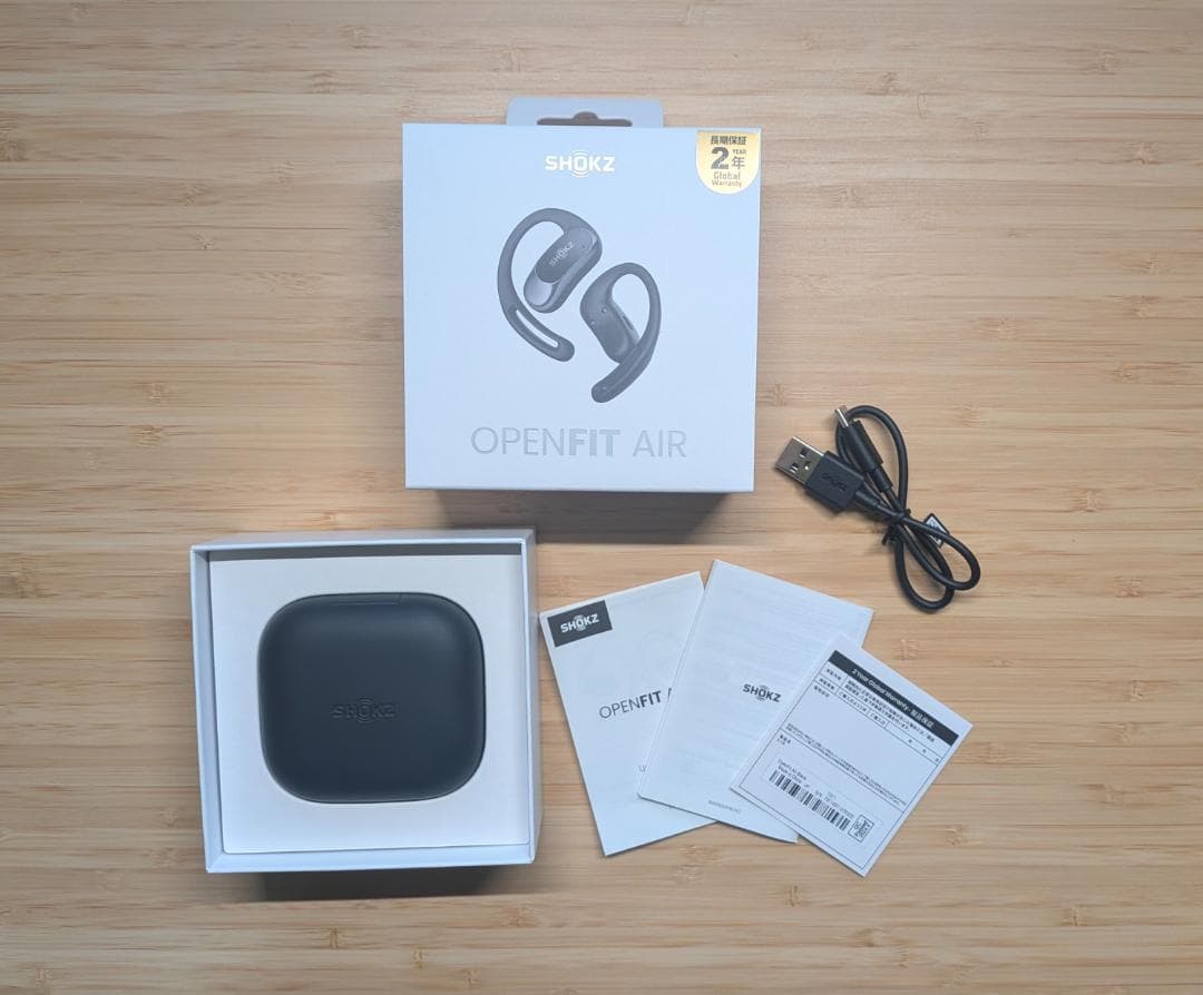 【美品/現行モデル】Shokz OpenFit Air 2024年発売 匿名配送