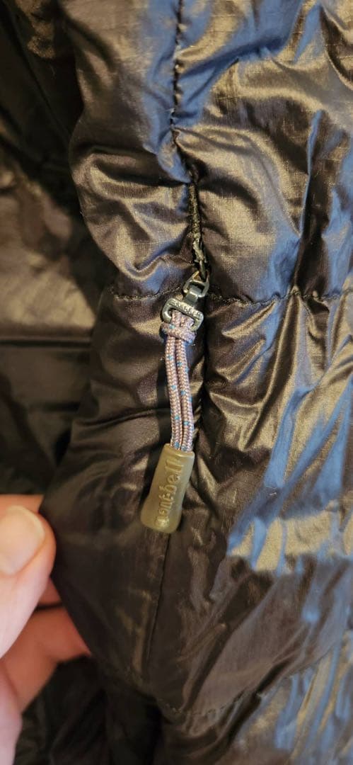 mont-bell ブラック ダウンジャケット XL