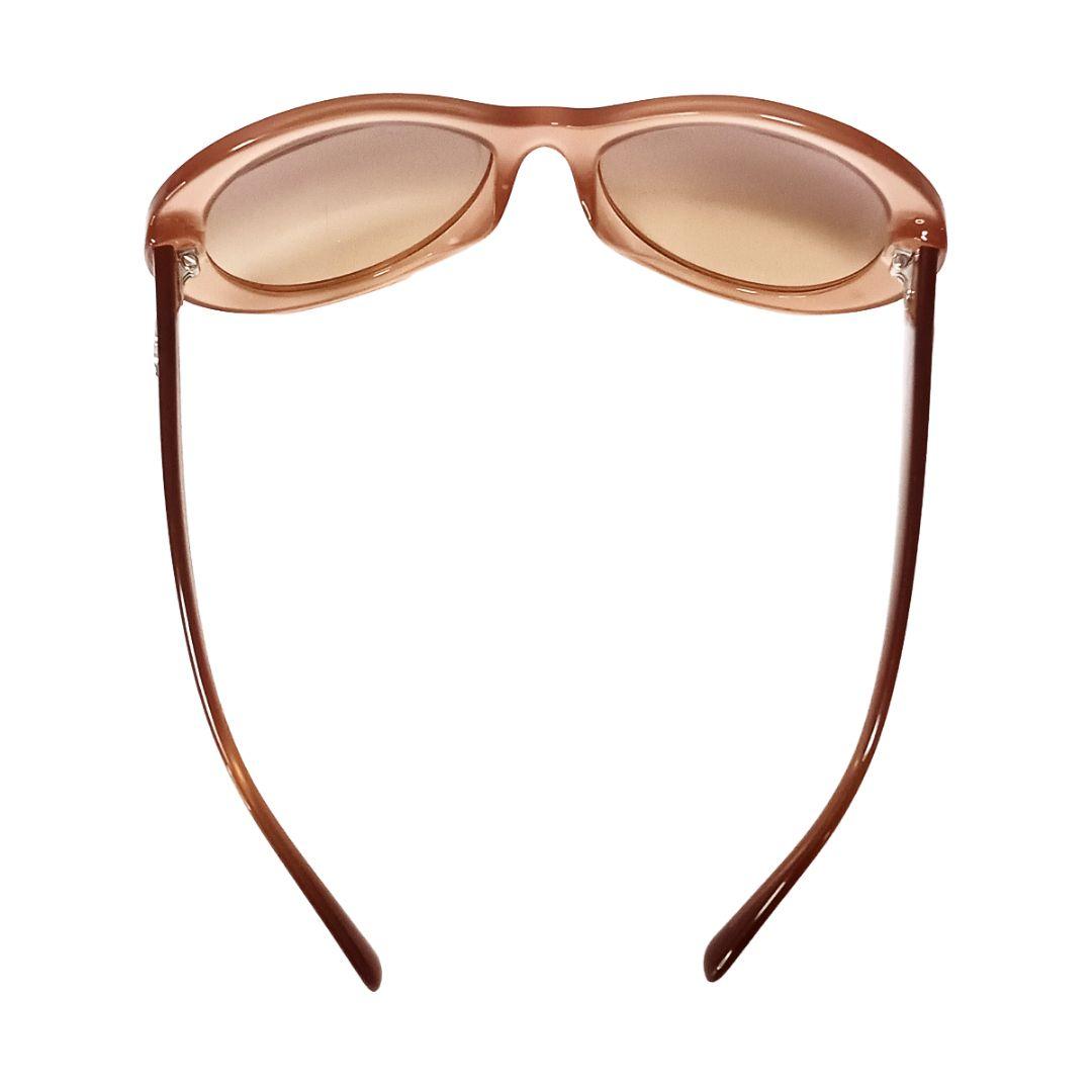 シャネル サングラス ココマーク ピンク ブラウン レディース シルバー