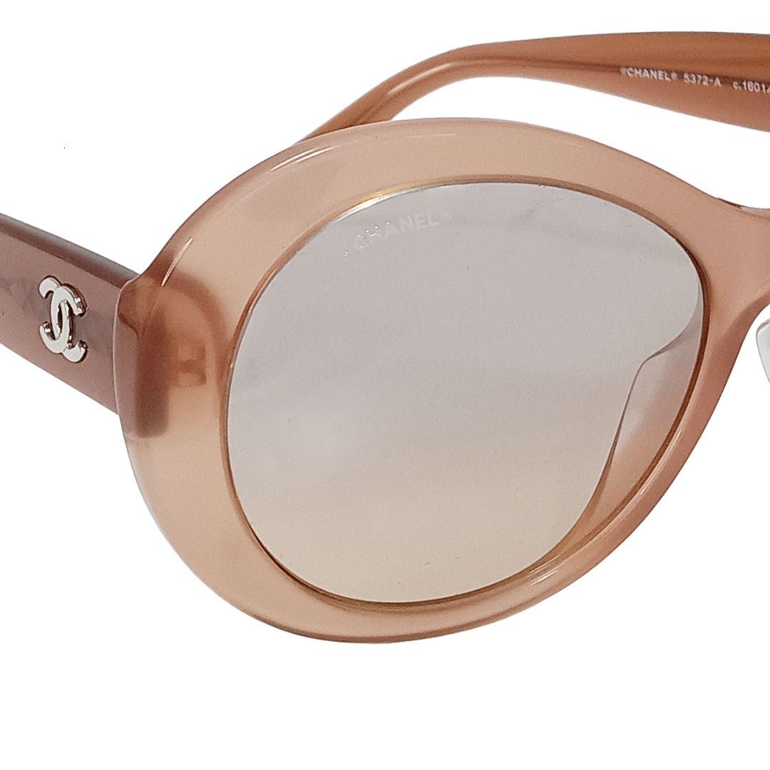 シャネル サングラス ココマーク ピンク ブラウン レディース シルバー