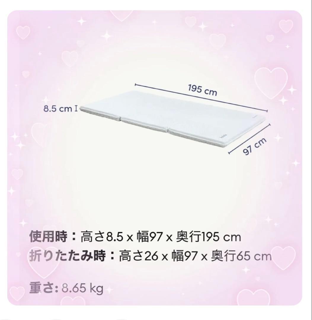 ✨快適快眠✨OASIS シングル 布団 三つ折り コアラ(R) ✨小さなシミあり