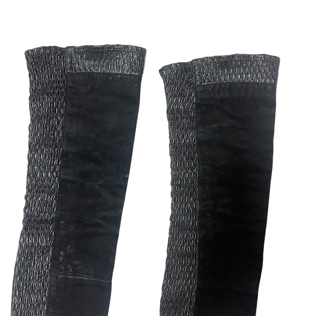 シャネル　ニーハイブーツ サイハイブーツ　36