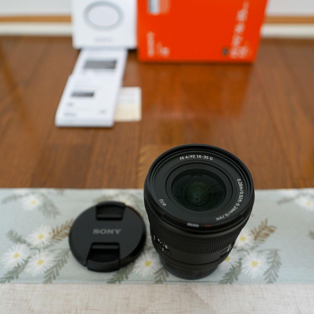ソニーフルサイズカメラ用Gレンズ SELP1635G +純正プロテクター