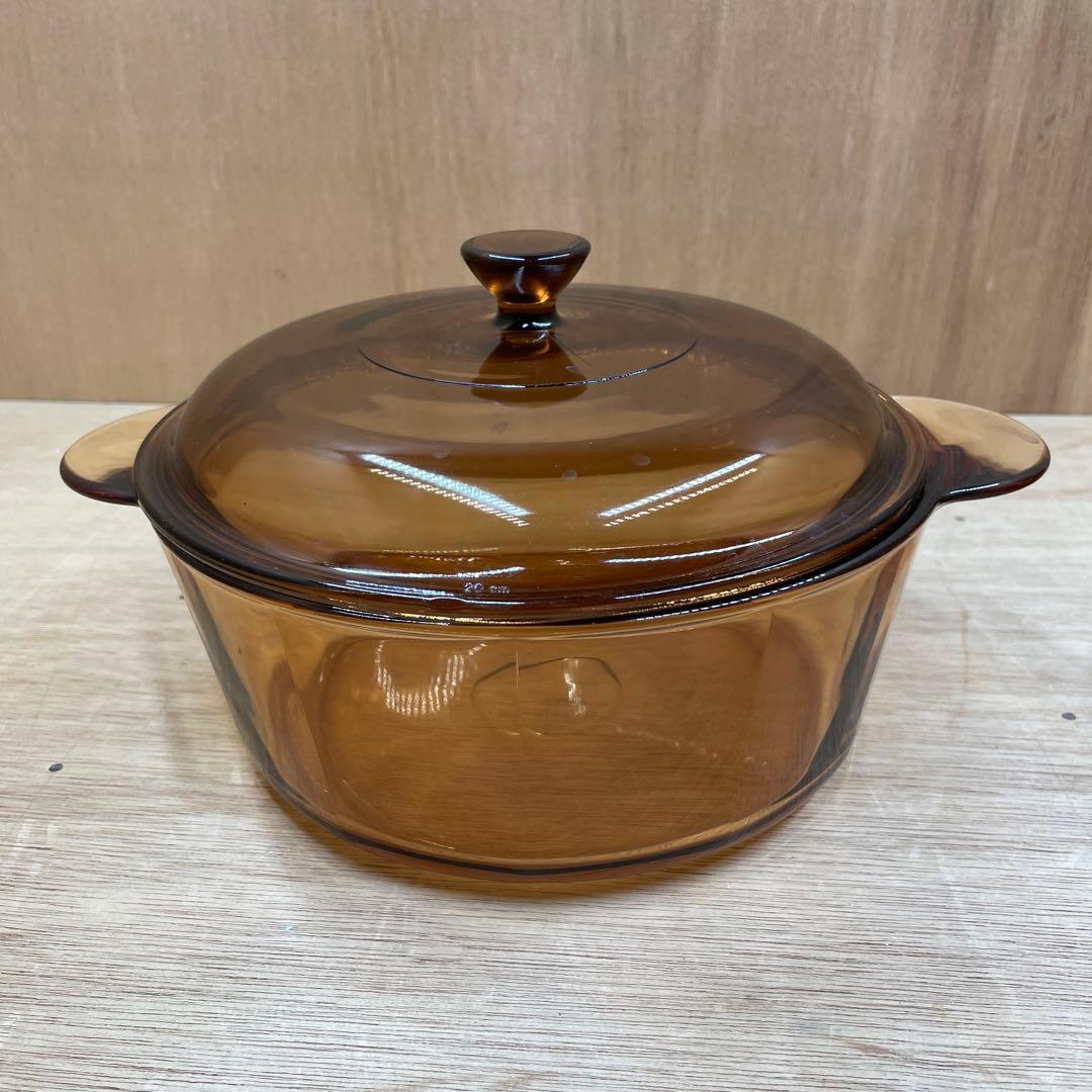 VISION ビジョン　フライパン　両手鍋　片手鍋　超耐熱ガラス製器具 3点