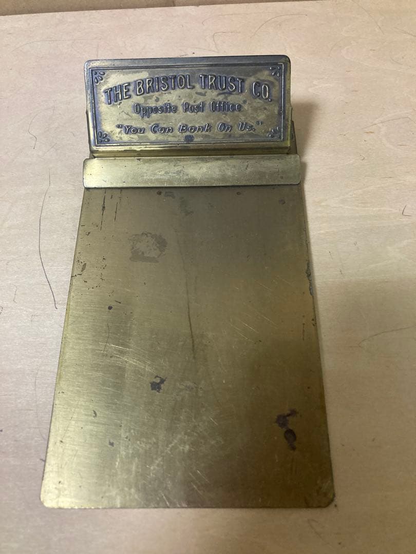 アメリカ　広告入り　クリップボード　アドバタイジング ロゴ