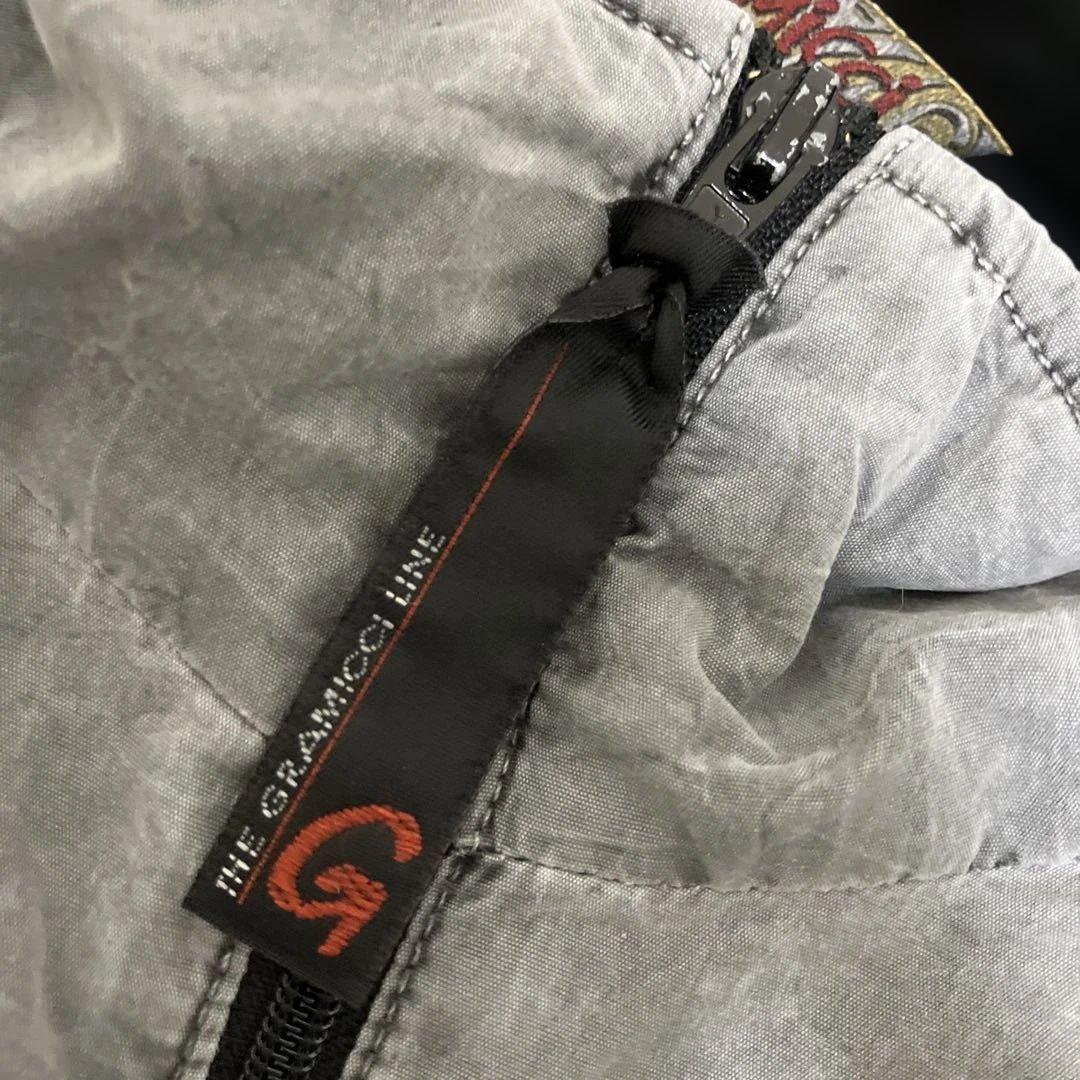 90s 00s GRAMICCI グレー フルジップジャケット マカオ製