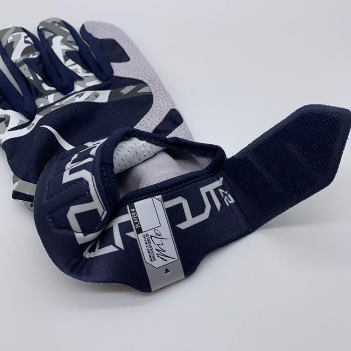 NIKE ナイキ トラウトモデル バッティング手袋 ネイビー 紺 L 両手