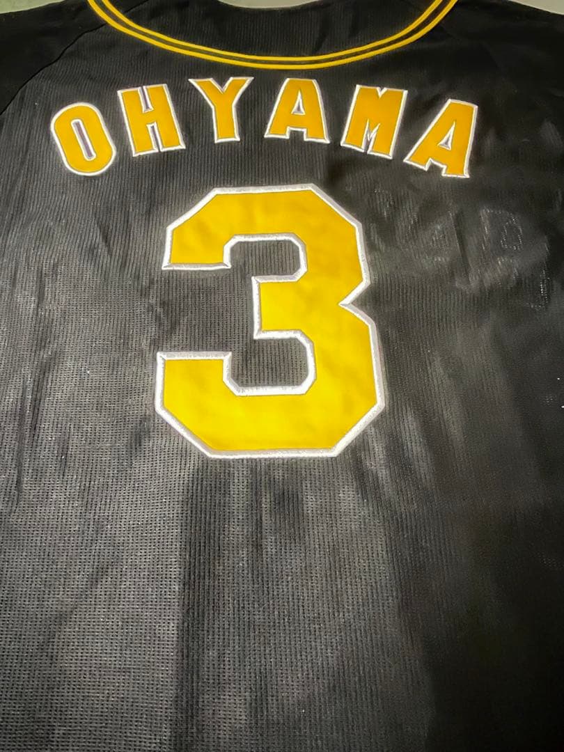 美品 阪神タイガース 大山悠輔 ブラックユニフォーム サイズM