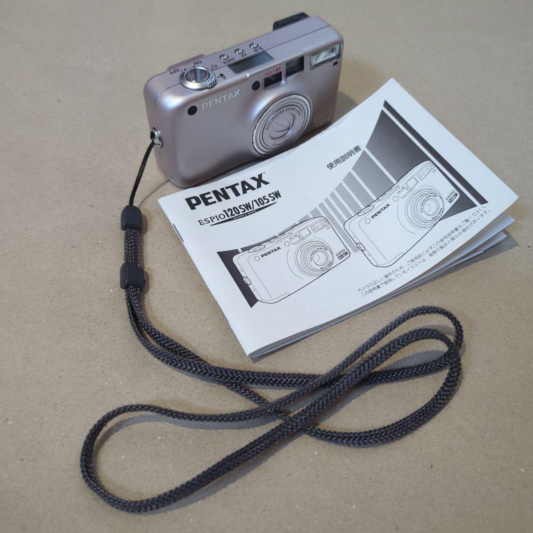 【美品】ESPIO 120 SW　コンパクトカメラ　動作確認済み　電池付き