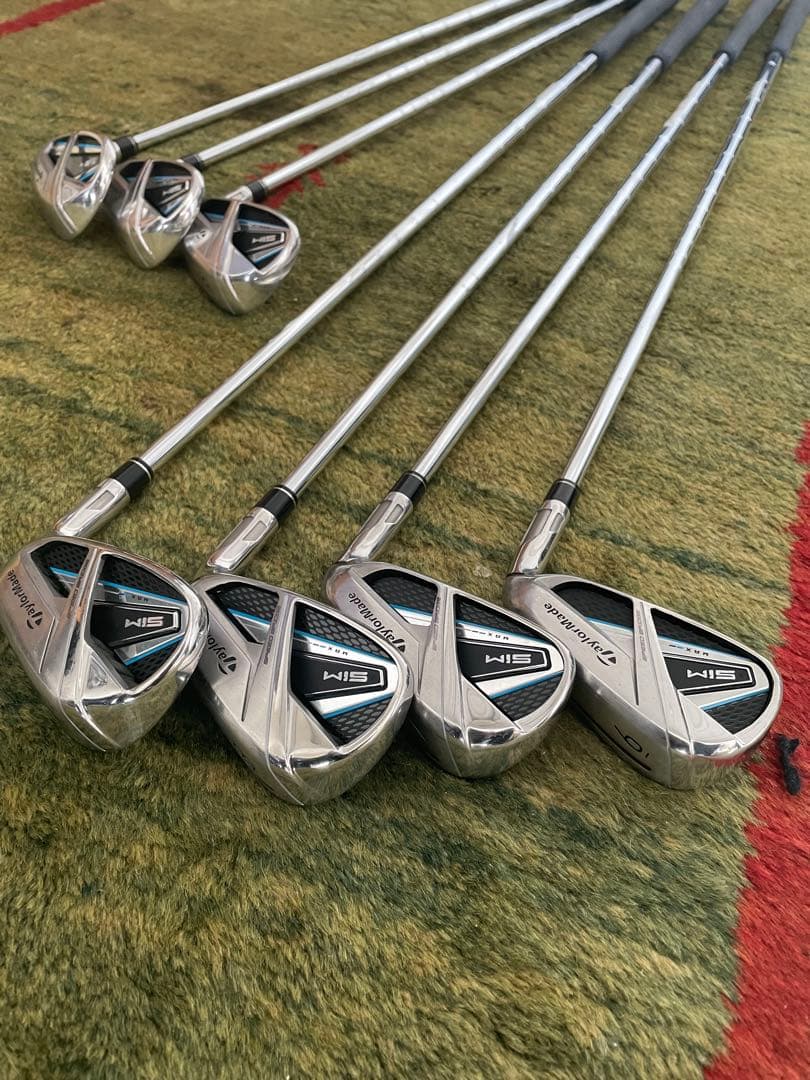 【７本・使用少】SIM max アイアンセット シャフトS