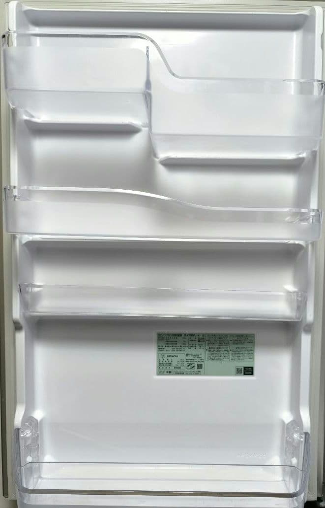 日立 大型 冷蔵庫 R-V38RVL(N) 左開き 375L 2021