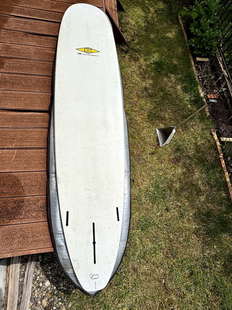 ノーブランド社製　ZACK & KITTY ロングボード ホワイト/オレンジ